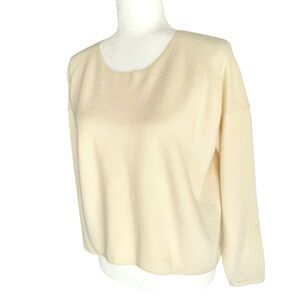 🆕 Helmut Lang Wool Sweater Cream Women’s